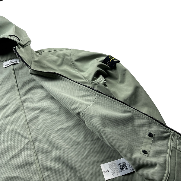 Stone Island 2019 Green Light Soft Shell R Jacket - XL