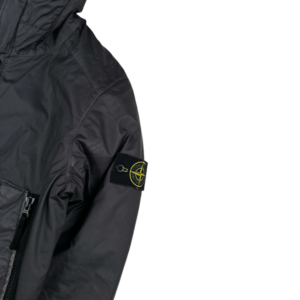 Stone Island 2014 Navy Mussola Gommata Padded Jacket - Medium