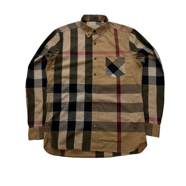 Burberry Nova Check Button Up Shirt - Medium