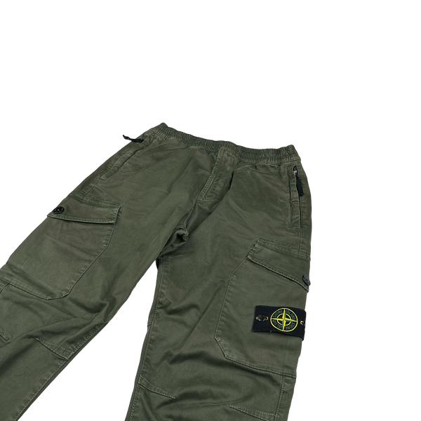 Stone Island 2020 Khaki RE T Cargo Trousers - 31"