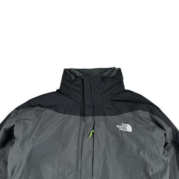 North Face 3 In 1 Fleece Lined Colour Block Hyvent Jacket- Large