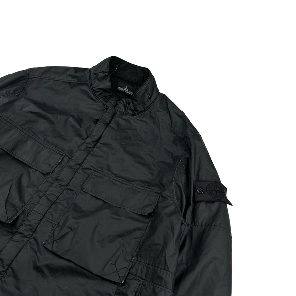 Stone Island 2018 Black Poly-Hide 2L Shadow Project Jacket - Large