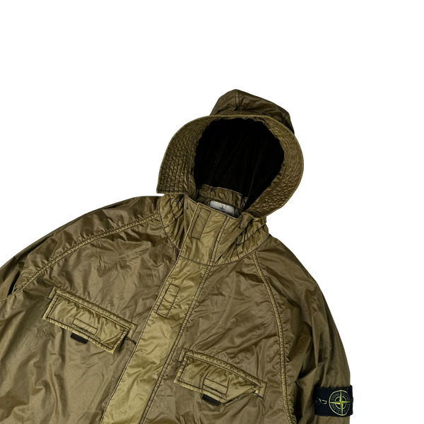 Stone Island 2018 Brown Lamy Flock Multipocket Jacket - XL