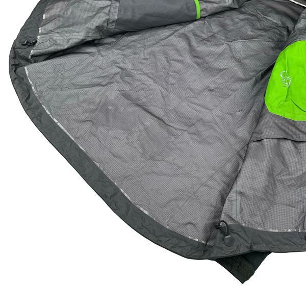 Arcteryx Green Lightweight Gore-tex Pro Zipped Hooded Jacket - Large