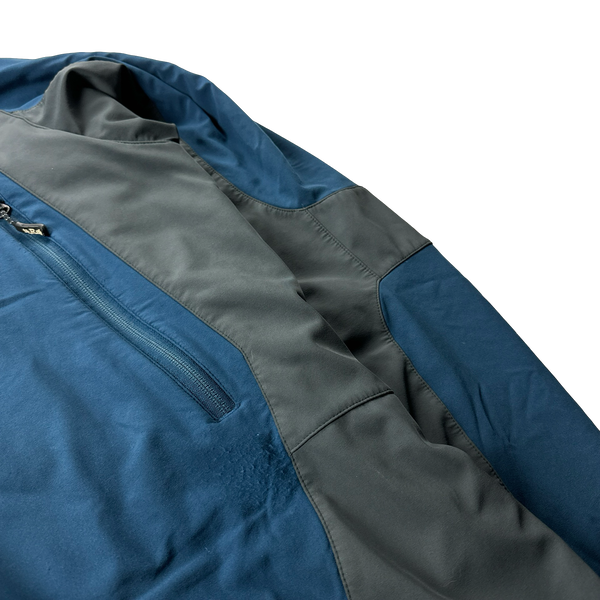 RAB Blue Zipped Water Resistant Soft Shell Fleece Jacket - Large