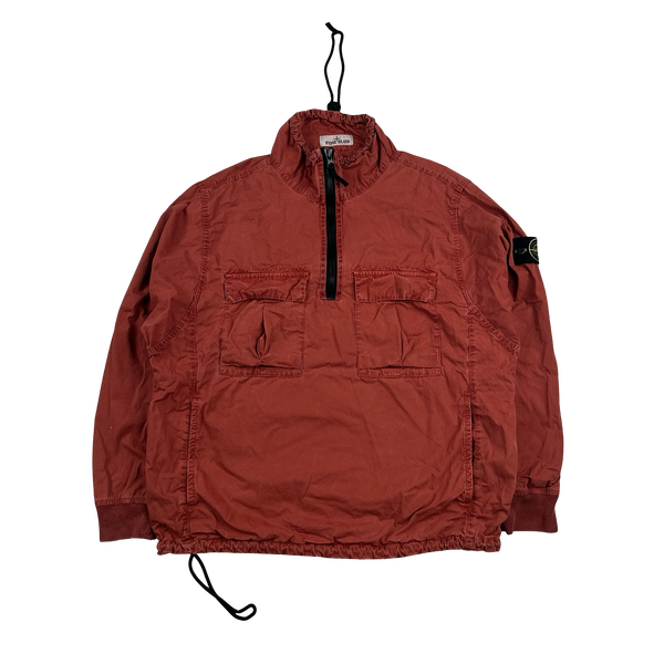 Stone Island 2020 Terracotta Smock Pullover Overshirt - Large