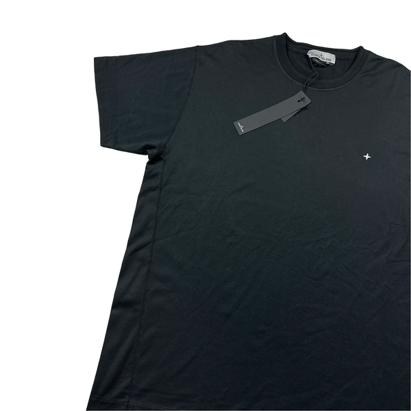 Stone Island 2023 White Embroidered Chest Logo T Shirt - 3XL