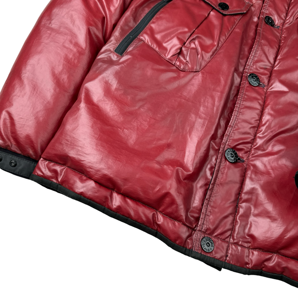 Stone Island AW/2013 Red Down Filled Ice Jacket - Medium