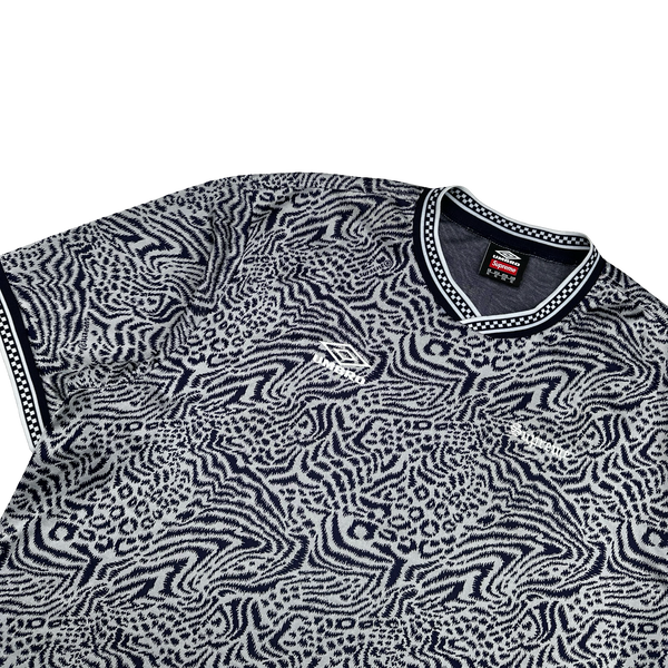 Supreme X Umbro Lilac Leopard Swirl Football Shirt - XL – Mat's Island