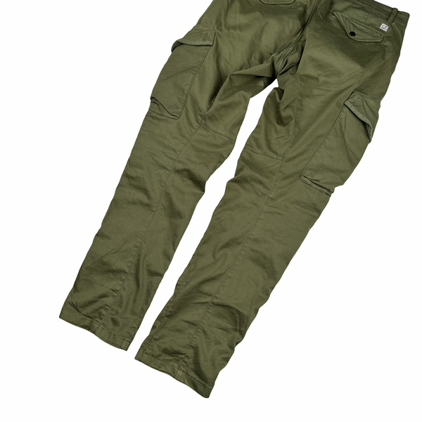 CP Company Green Ergonomic Fit Cargo Trousers - Medium