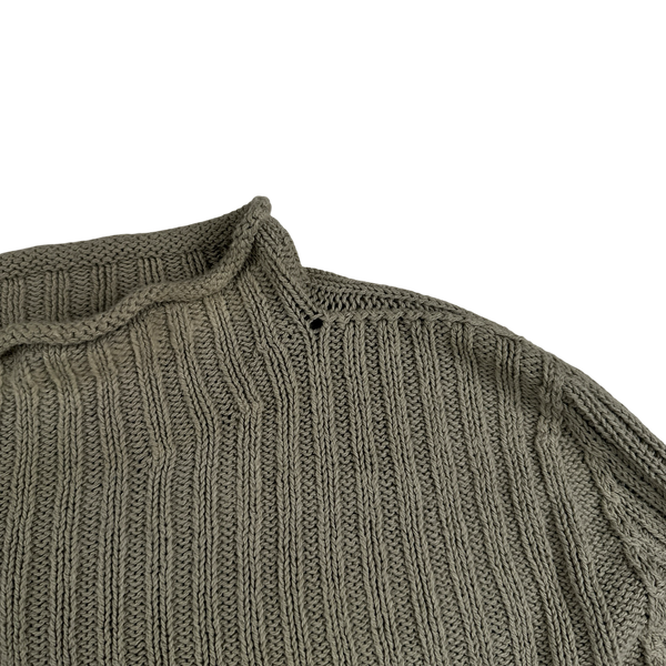 Stone Island 2003 Beige Knitted Jumper - XXL