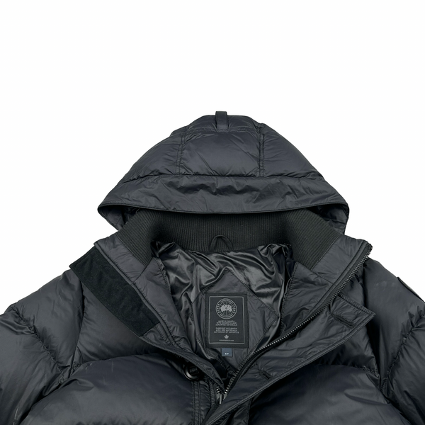 Canada Goose Ventoux Black Down Hooded Jacket - Small