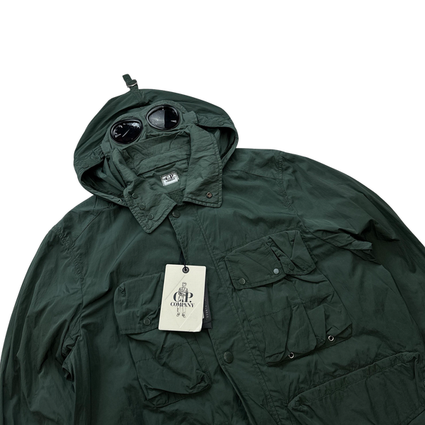 CP Company Green Chrome La Mille Goggle Jacket - XXL