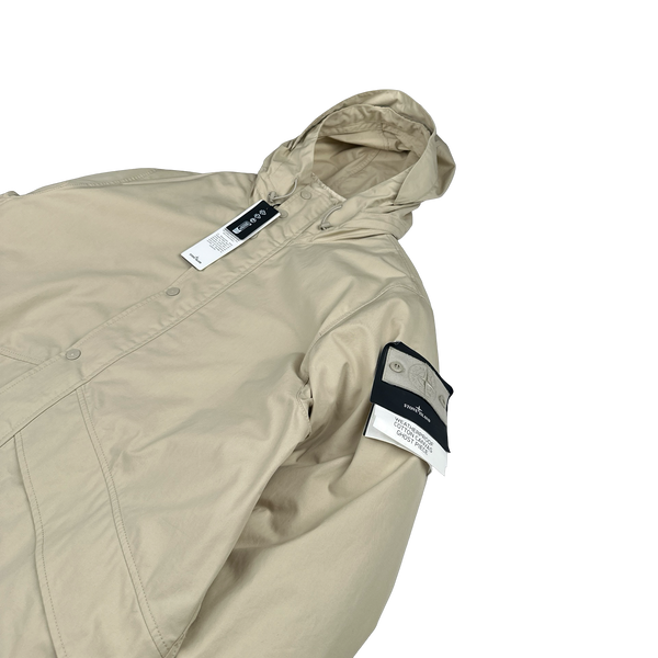 Stone Island 2024 Ventile Weatherproof Cotton Canvas Ghost Piece Down Filled Jacket - Large