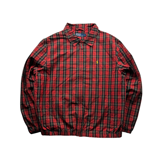 Ralph Lauren Plaid Harrington Jacket - Large