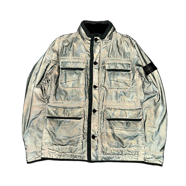 Stone Island 2011 Liquid Reflective Field Jacket - Medium