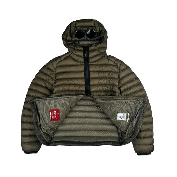 CP Company Khaki DD Shell Goggle Jacket - Medium