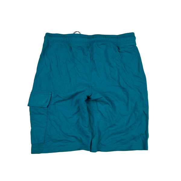 CP Company Turquoise Cotton Lens Viewer Shorts - Medium