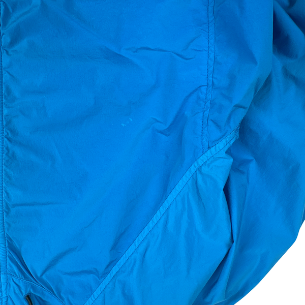 CP Company Blue Nycra Hooded Jacket - Large