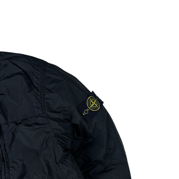 Stone Island 2012 Navy 30th Anni Garment Dyed Nylon Tela Quilted Jacket - Large