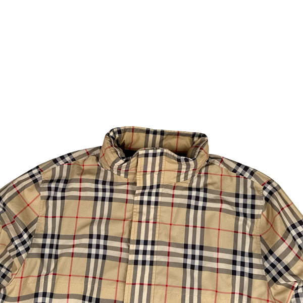 Burberry Nova Check Hooded Lightweight Bag Jacket - Large