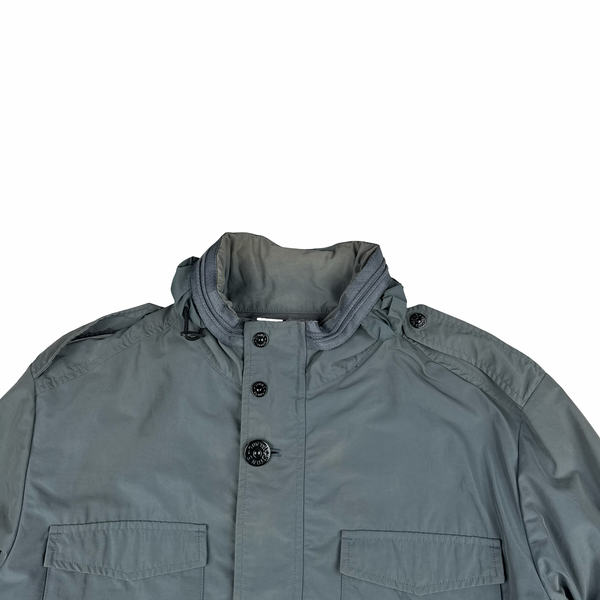 Stone Island 2014 Teal Micro Reps Field Jacket - XXL
