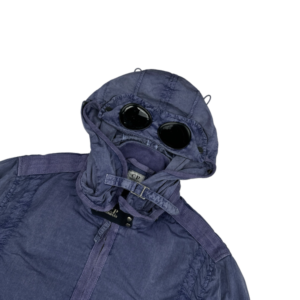 CP Company Purple Chrome Shimmer Goggle Jacket - Large
