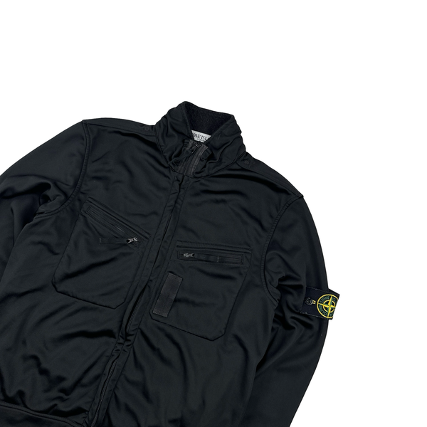 Stone Island 2006 Black Nylon Multi Pocket Track Top - Medium