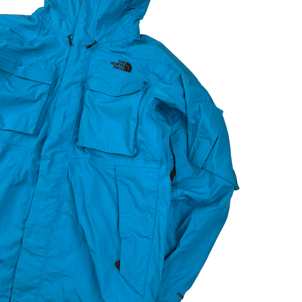 North Face Blue HyVent Rain Jacket - Medium