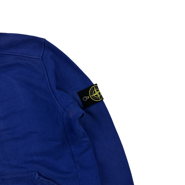 Stone Island 2015 Blue Cotton Zipped Track Top - Large