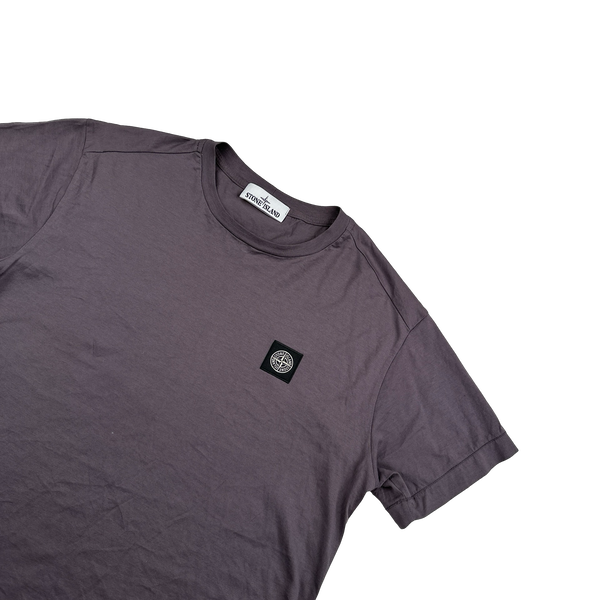 Stone Island 2019 Purple Cotton T Shirt - Medium