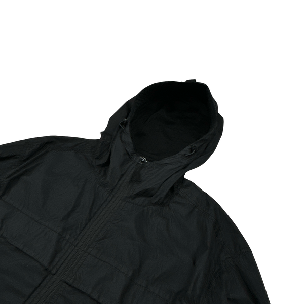 Stone Island 2024 Black Crinkle Reps R-NY Jacket - XL