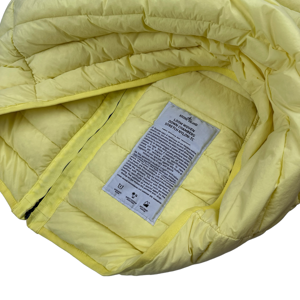 Stone Island 2020 Yellow Down Filled Gilet - Large