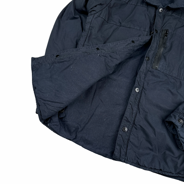 Stone Island 2016 Navy Quilted Cotton Jacket - Large