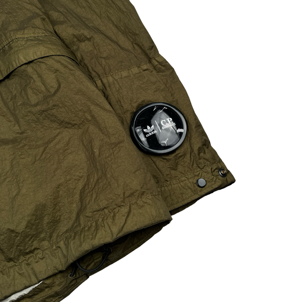 CP Company x Adidas Khaki Explorer Chrome Goggle Jacket - Medium