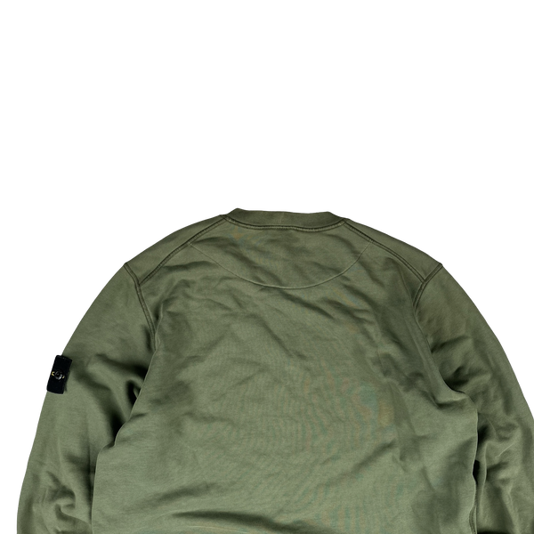 Stone Island 2020 Green Crewneck Sweatshirt - Medium