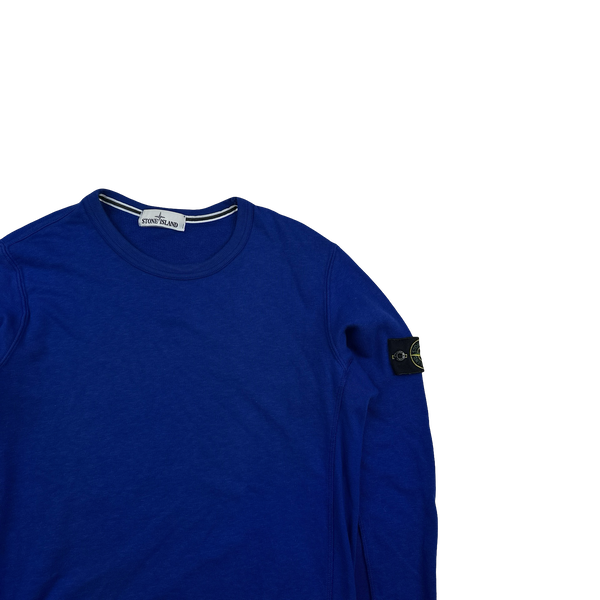 Stone Island 2015 Blue Cotton Pullover Jumper - Medium