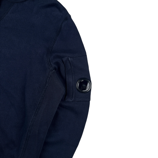 CP Company Navy Lens Viewer Hoodie - Small