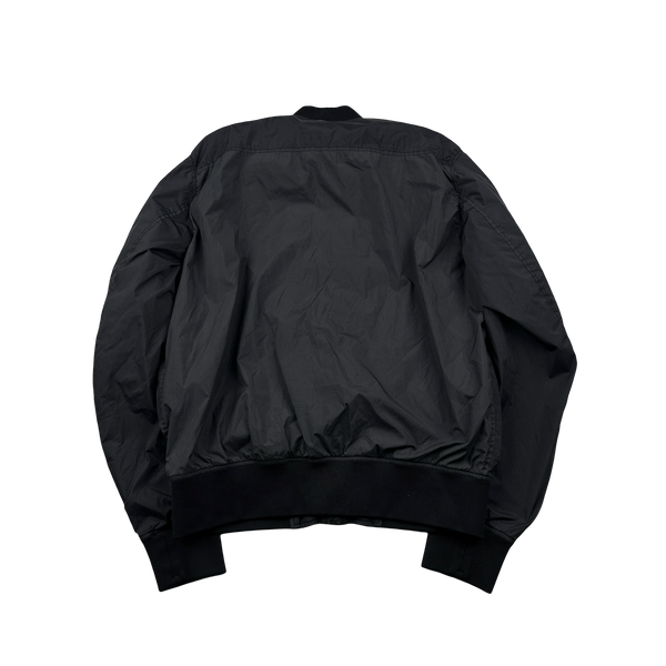 Stone Island 2017 Black Garment Dyed Crinkle Reps Jacket - Medium