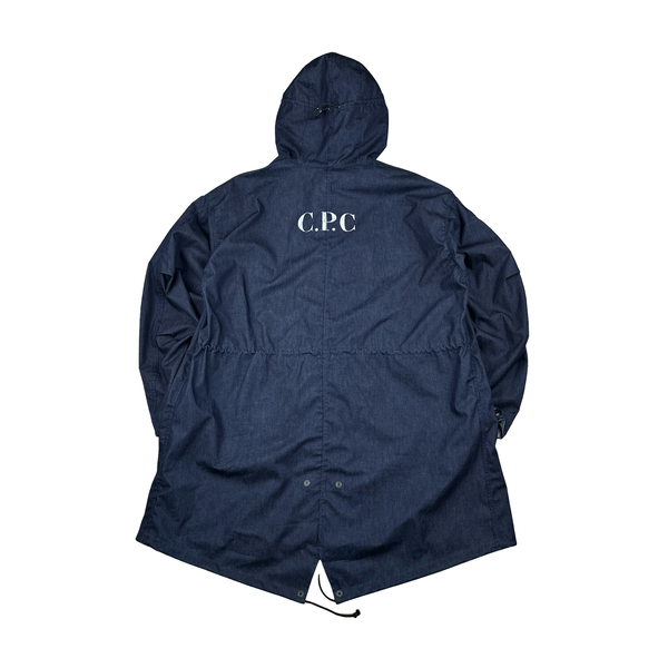 CP Company X Junya Watanabe Navy Explorer Nylon Denim Colour Jacket - Medium