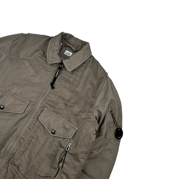 CP Company Nylon B Sateen Collared Bomber Jacket - Large
