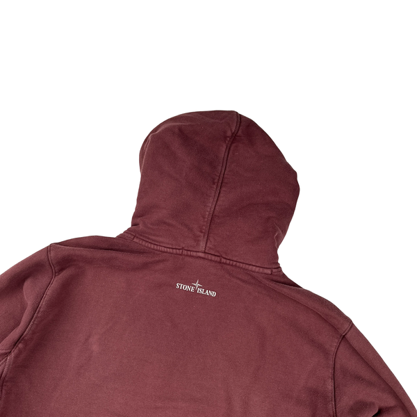 Stone Island 2019 Thick Cotton Pullover Hoodie - Large