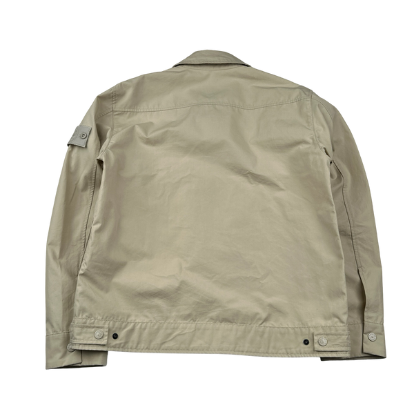 Stone Island 2024 Tan O-Ventile Ghost Piece Overshirt - Small