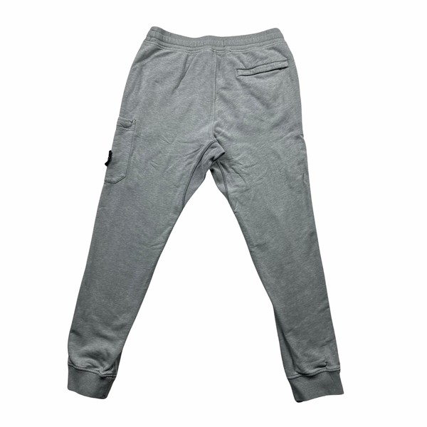 Stone Island Light Grey Cotton Joggers Medium Mat s Island