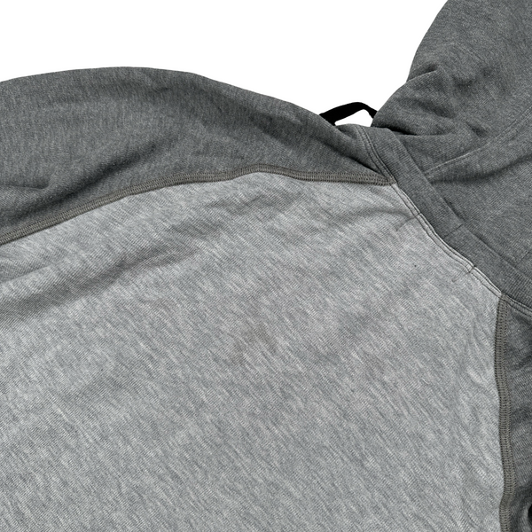 Stone Island 2012 Grey Two Tone Hoodie Jumper - XXL