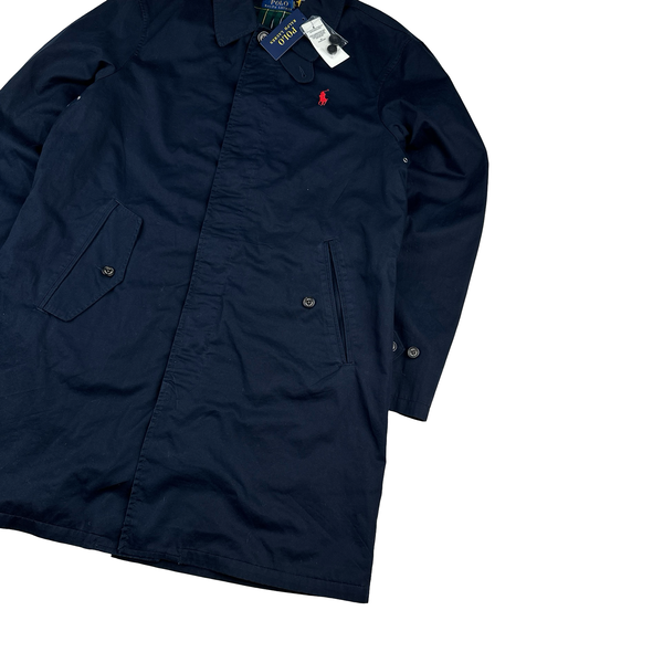 Ralph Lauren Navy Cotton City Walking Jacket - Large