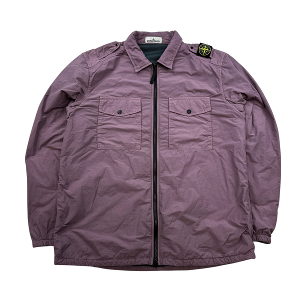 Stone Island 2020 Naslan Purple Overshirt XXL Mat s Island