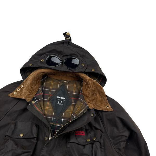 CP Company x Barbour Multi Pocket 500 Mille Waxed Jacket - Medium