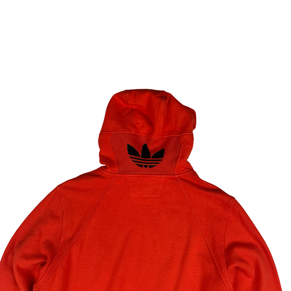 Adidas X CP Company Red Spellout Pull Over Hoodie - Medium