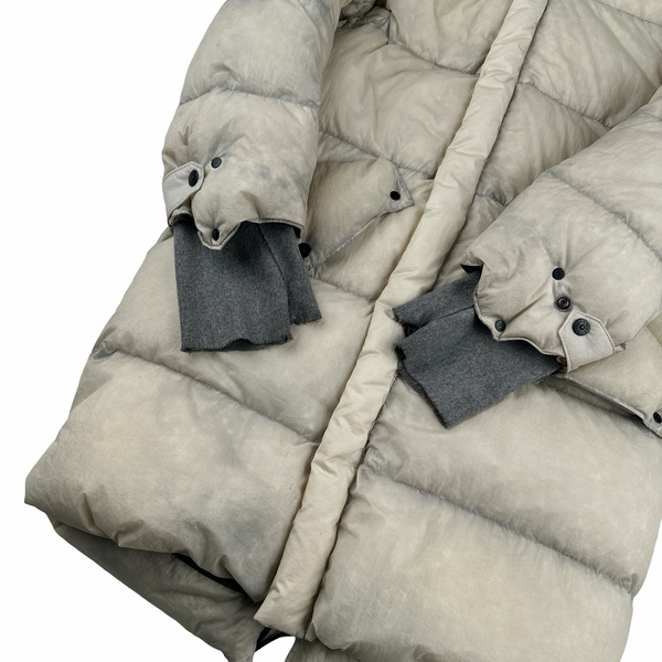 Stone Island 2009 Rare Opaque Nylon Tela Down Jacket - Small